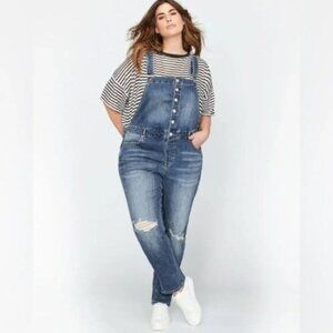 Addition Elle Love  Legend Denim Overalls Size 20